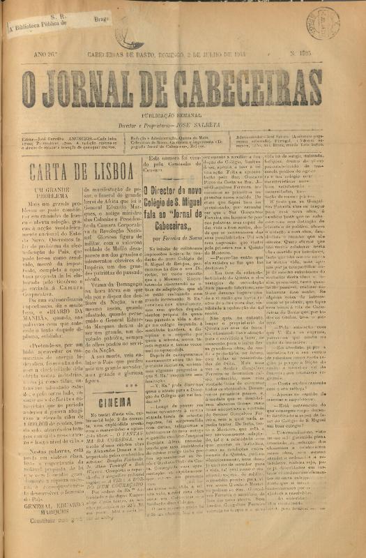 Jornal de Cabeceiras (O)