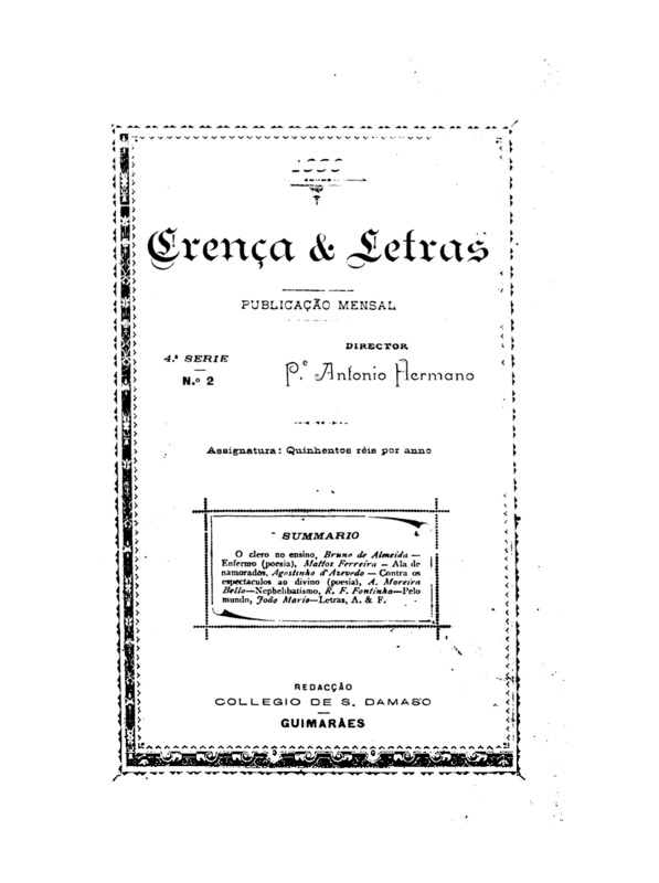 Crença e Letras