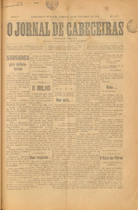 Jornal de Cabeceiras (O)