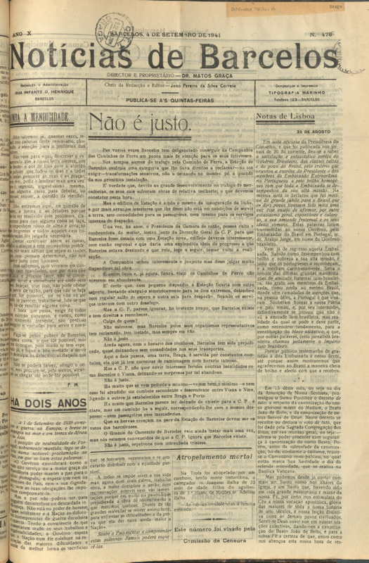 Notícias de Barcelos