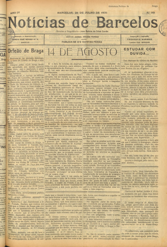 Notícias de Barcelos