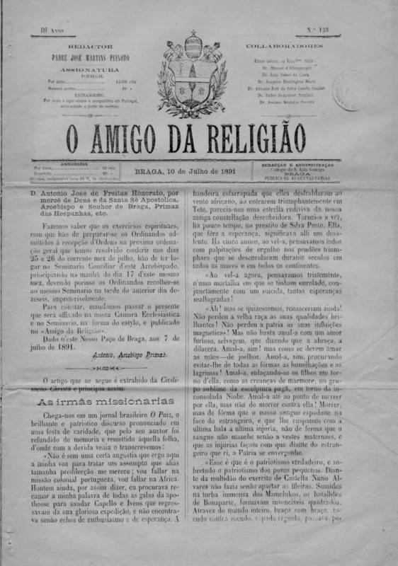 Amigo da Religião (O)