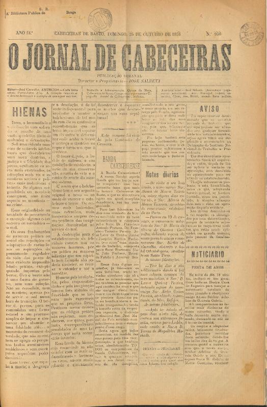 Jornal de Cabeceiras (O)