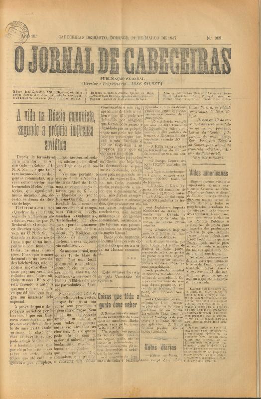Jornal de Cabeceiras (O)