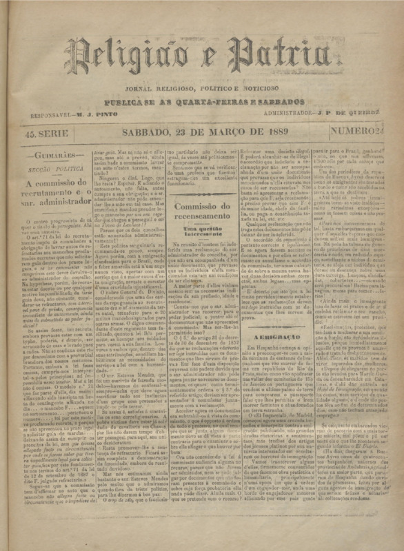 Religião e Pátria