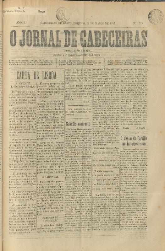 Jornal de Cabeceiras (O)