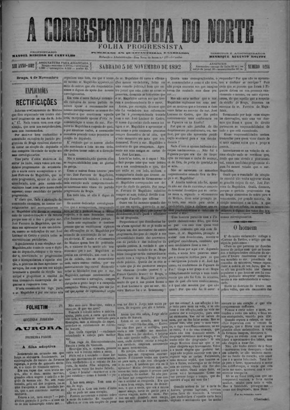 Correspndência do Norte (A)