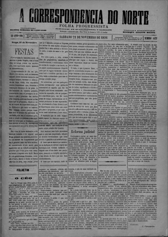 Correspndência do Norte (A)