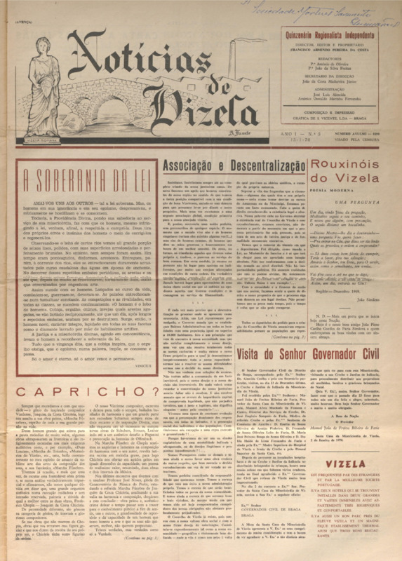 Notícias de Vizela