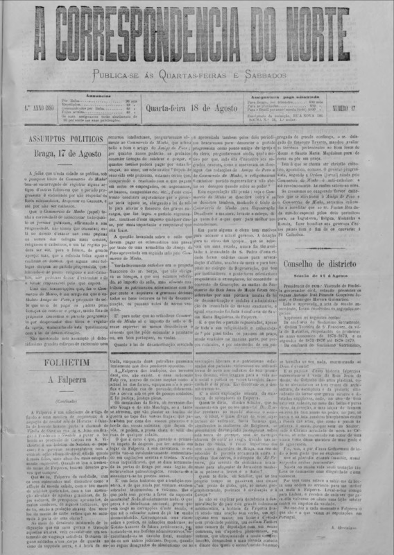 Correspndência do Norte (A)