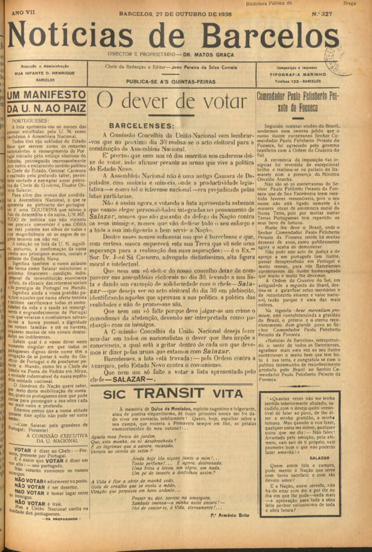 Notícias de Barcelos