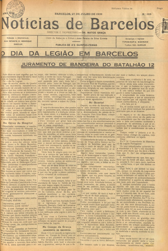 Notícias de Barcelos