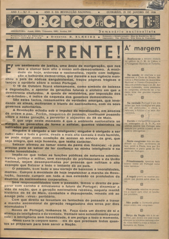 Berço da Grei (O)