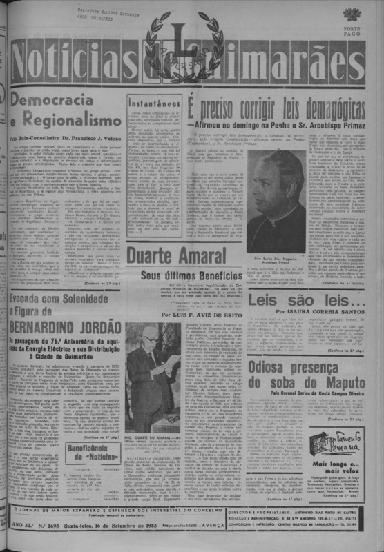 Notícias de Guimarães