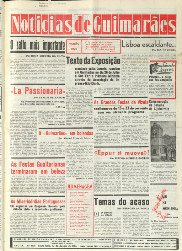 Notícias de Guimarães