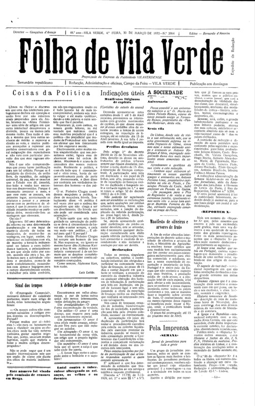 Folha de Vila Verde (A)