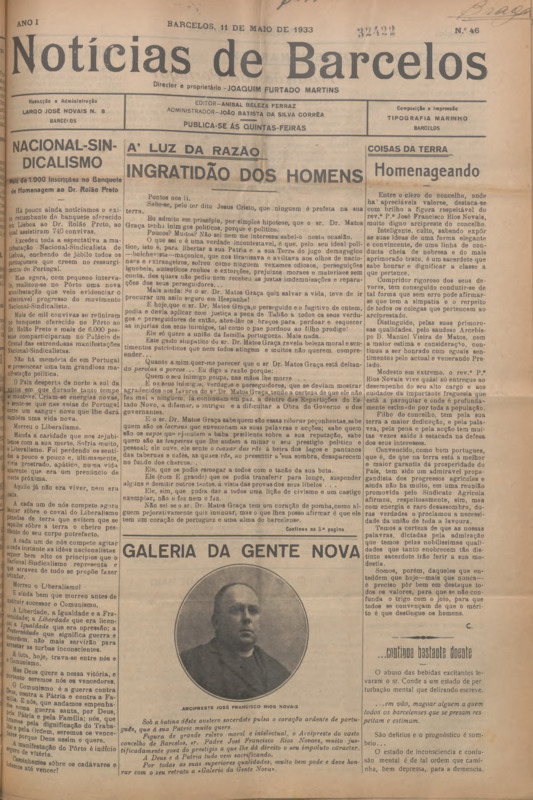 Notícias de Barcelos
