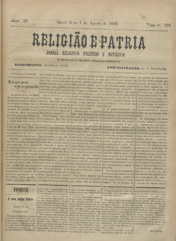 Religião e Pátria