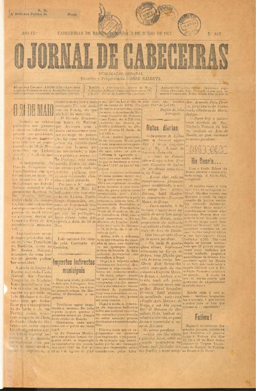 Jornal de Cabeceiras (O)
