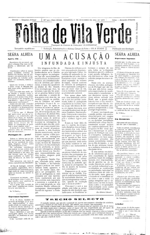 Folha de Vila Verde (A)
