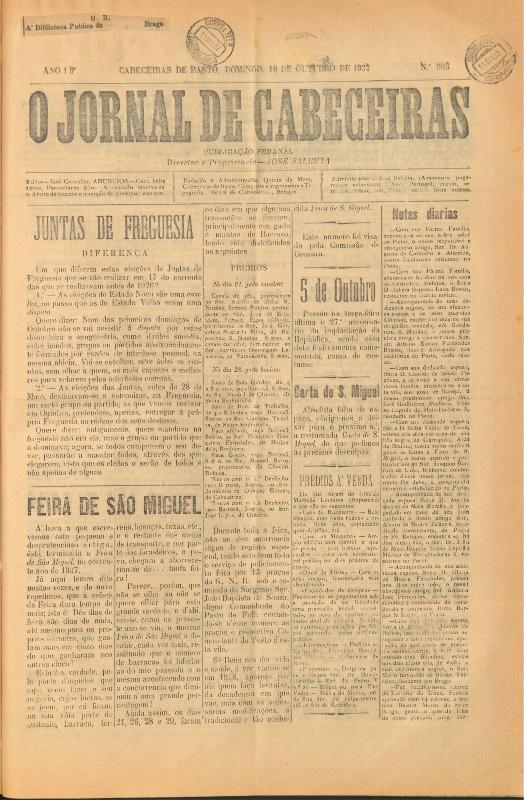 Jornal de Cabeceiras (O)