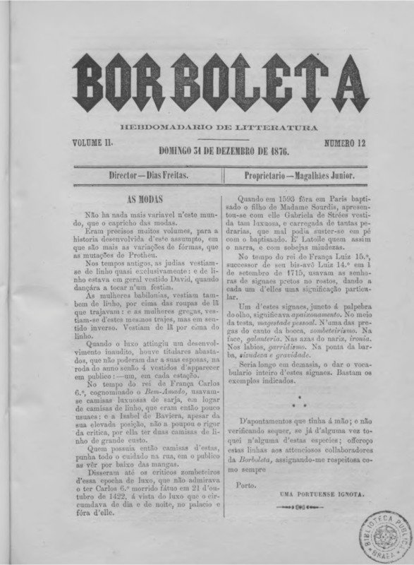 Borboleta (A)