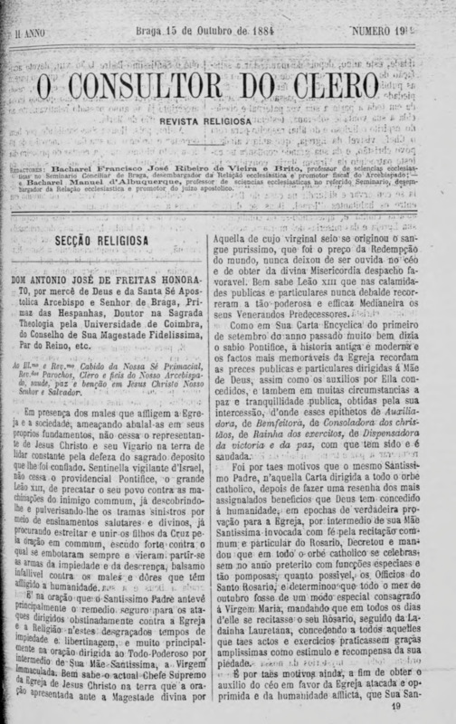 Consultor do Clero (O)