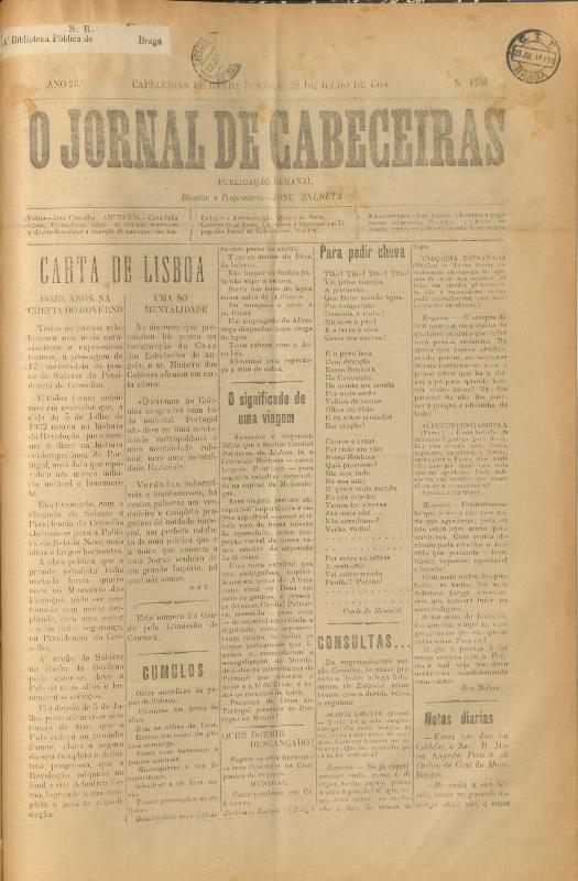 Jornal de Cabeceiras (O)