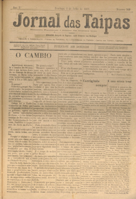 Jornal das Taipas