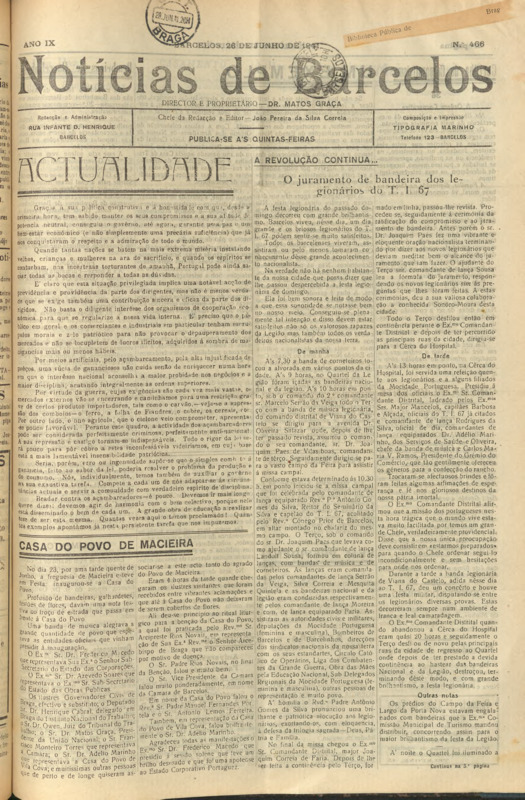 Notícias de Barcelos