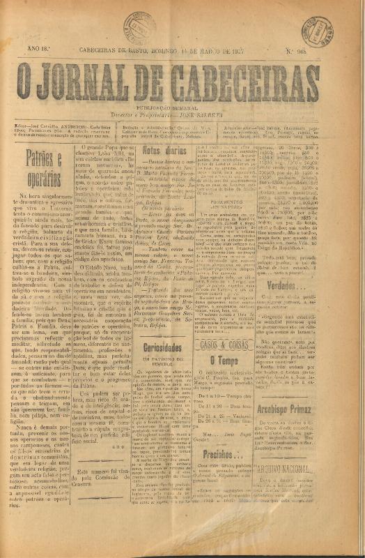 Jornal de Cabeceiras (O)