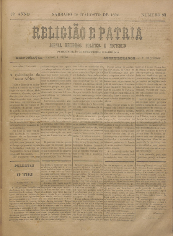 Religião e Pátria