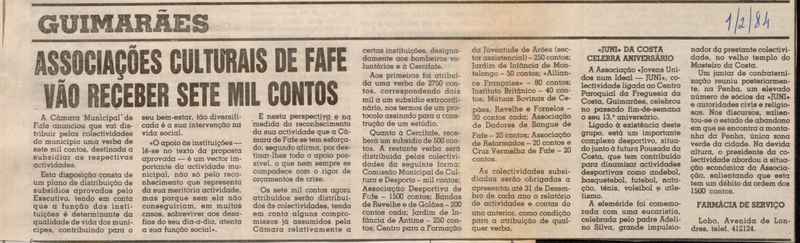 Jornal de Notícias -01/02/1984
