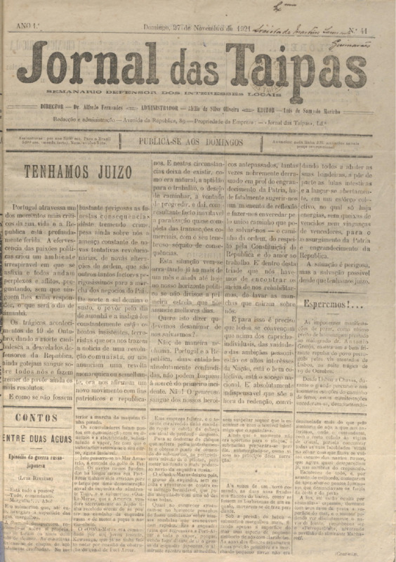 Jornal das Taipas