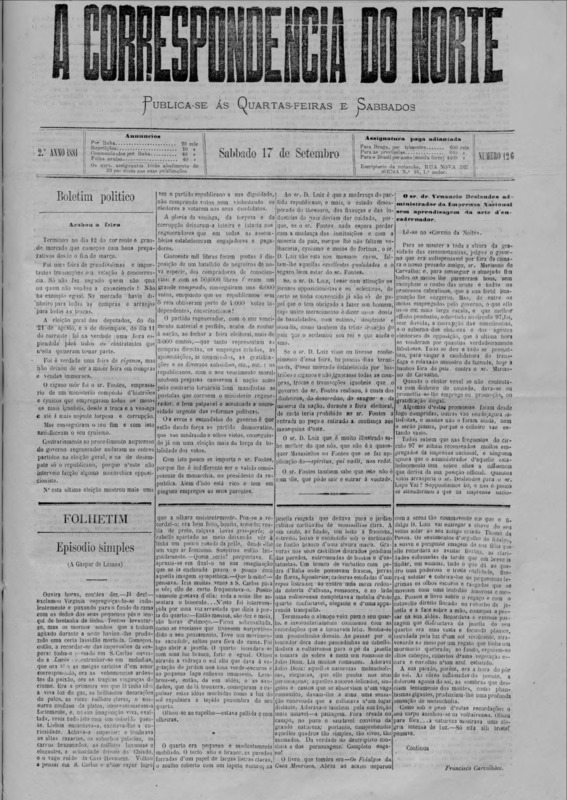 Correspndência do Norte (A)