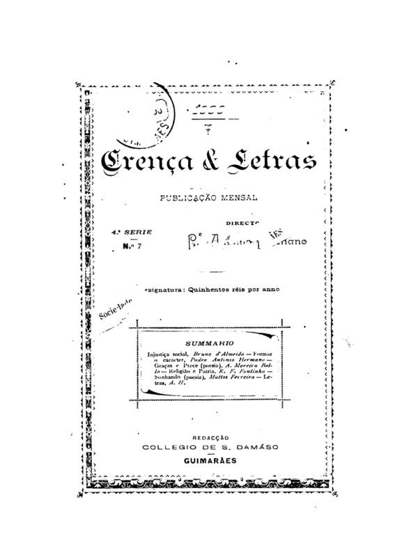 Crença e Letras