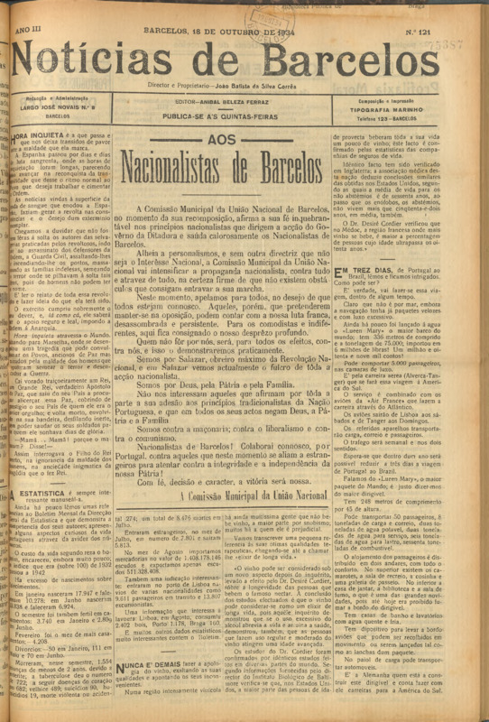 Notícias de Barcelos