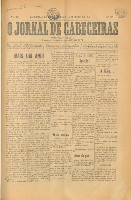 Jornal de Cabeceiras (O)