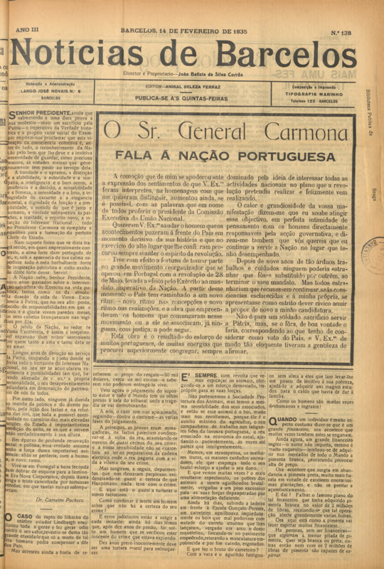 Notícias de Barcelos