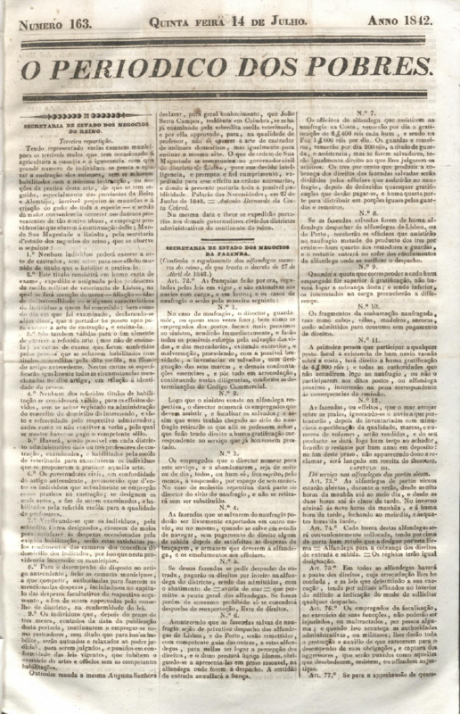 Periódico dos Pobres de Lisboa