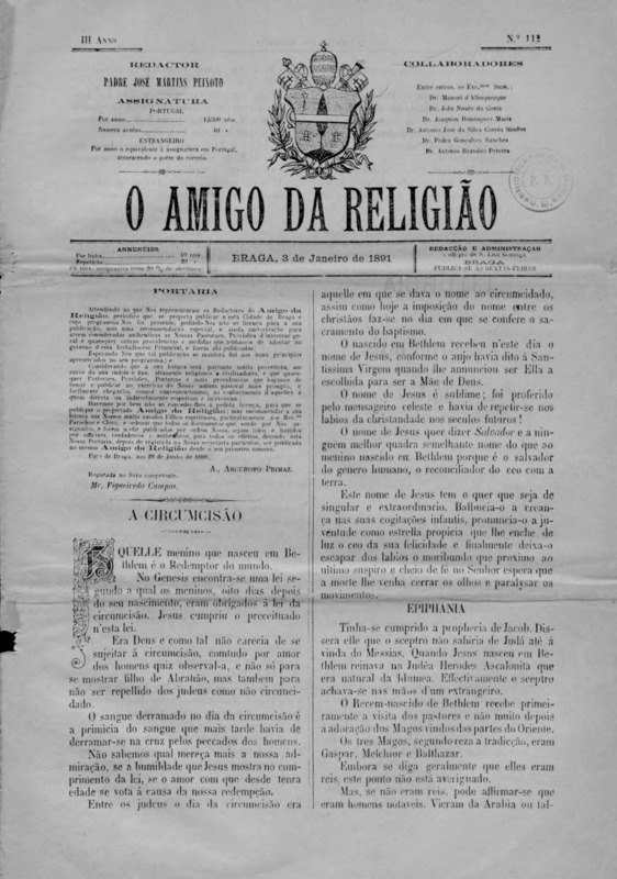 Amigo da Religião (O)