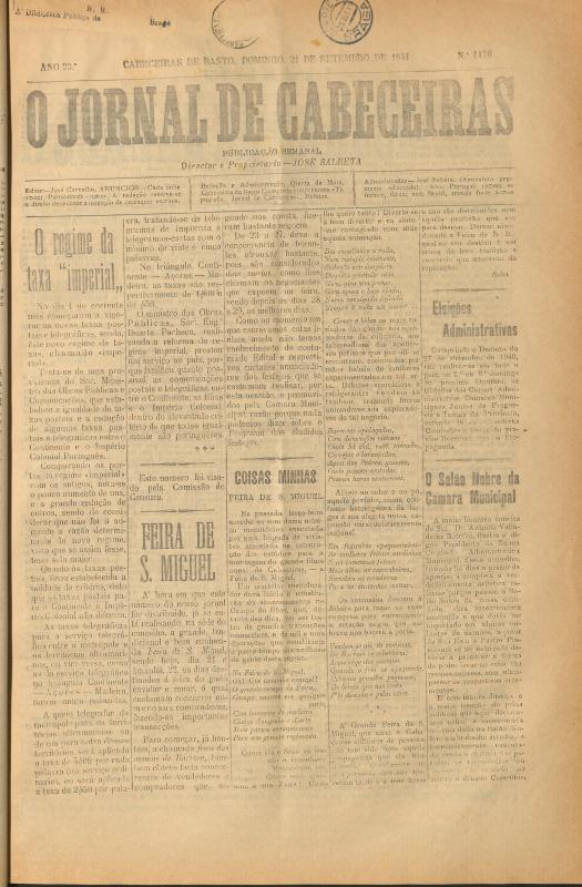Jornal de Cabeceiras (O)