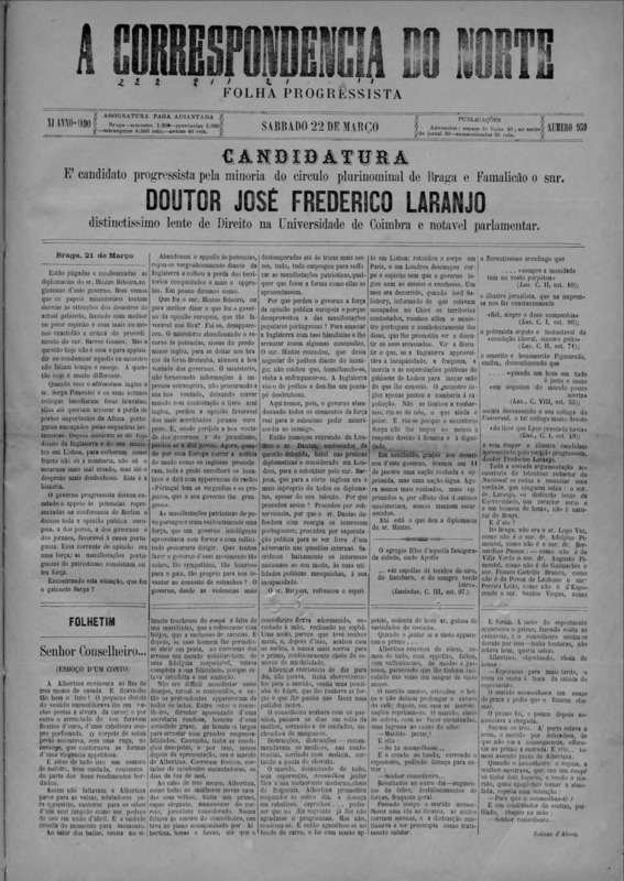 Correspndência do Norte (A)