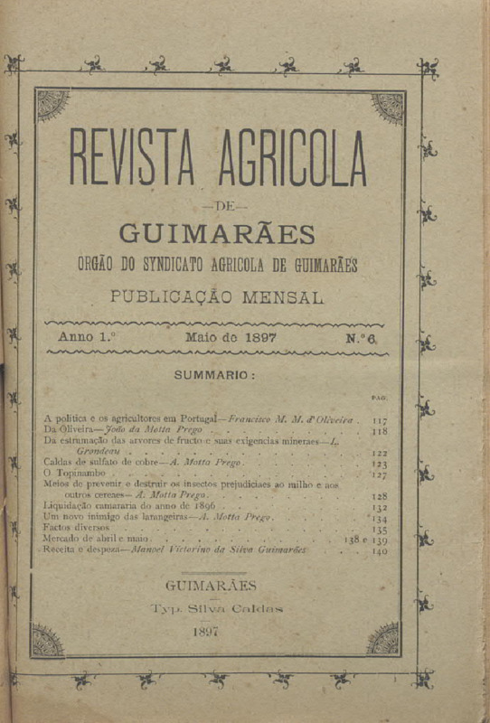 Revista Agrícola de Guimarães