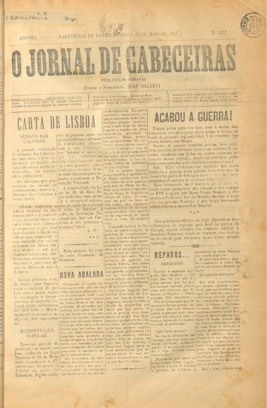 Jornal de Cabeceiras (O)
