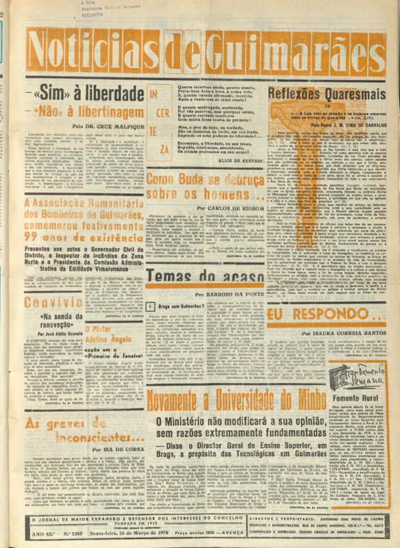 Notícias de Guimarães