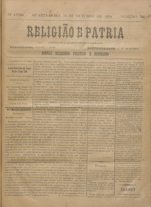 Religião e Pátria
