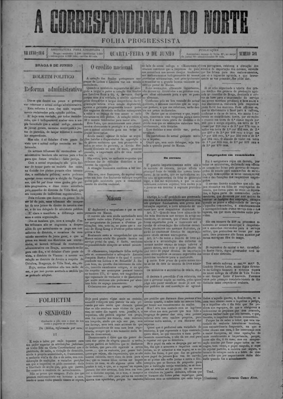 Correspndência do Norte (A)