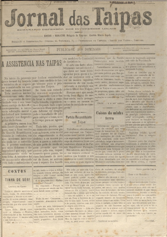 Jornal das Taipas
