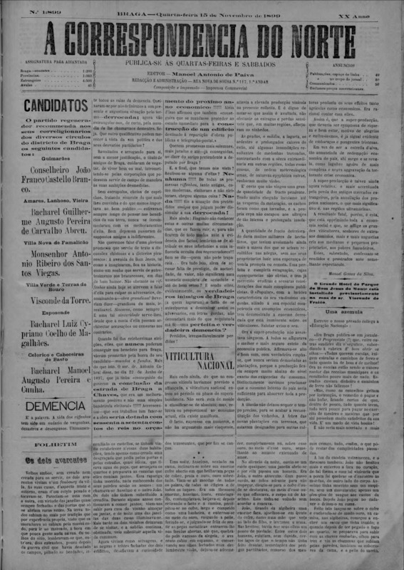 Correspndência do Norte (A)
